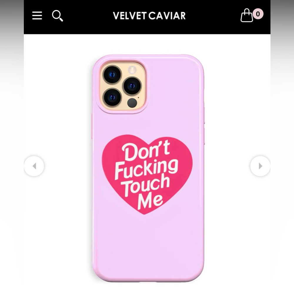 Velvet Caviar iPhone 12 Pro Max case